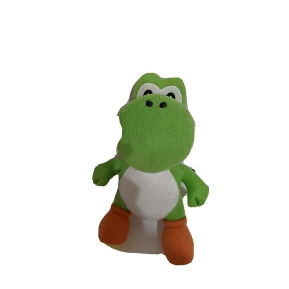 Yoshi Plush  Green Dinosaur Pet Super Mario Bros plush   9.5" - Picture 3 of 10